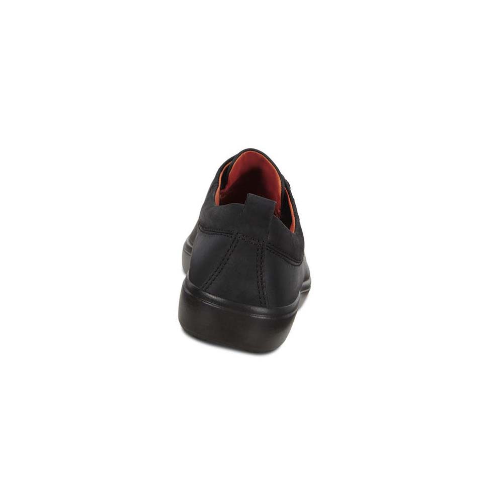 Ecco Soft 7 Moccasins Fritidssko Herre Svarte | NO 478EBC